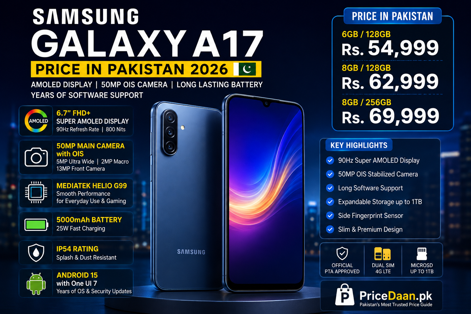 Samsung Galaxy A17 Price in Pakistan