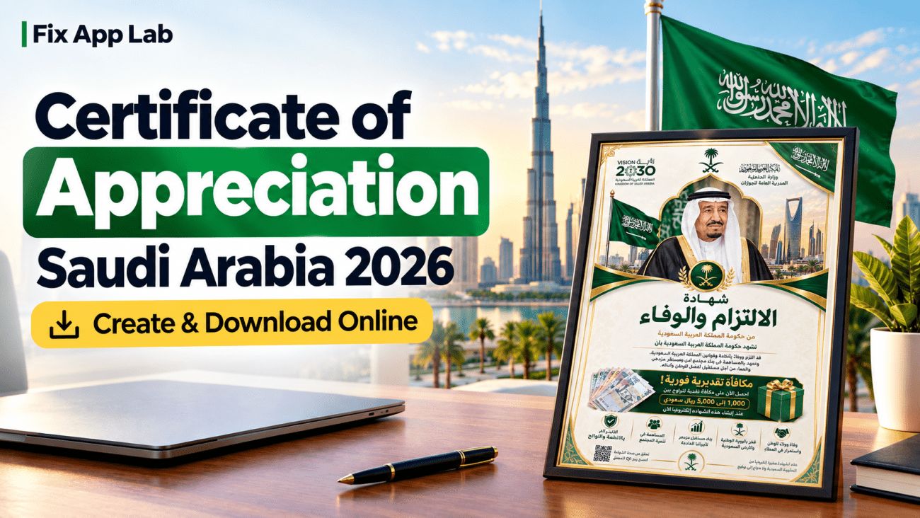 saudi certificate